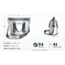 Yeti Hopper 40 Portable Cooler 2 -Fog Gray/Tahoe Blue (second generation zipper placement)