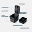 Yeti LoadOut GoBox 15 Gear Case, Rescue Red, 15 L, 26010000389