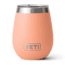 Yeti Rambler 10 oz Wine Tumbler w/MagSlider Lid, Lowcountry Peach, 21071505448