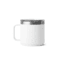 Yeti Rambler 14 oz Stackable Mug w/Durasip Ceramic Lining, White, 21071507363
