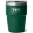 Yeti Rambler 16 oz Stackable Cup w/Magslider Lid, Black Forest Green, 21071504920