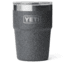 Yeti Rambler 16 oz Stackable Cup w/Magslider Lid, Black Stone, 21071507502