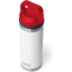 Yeti Rambler 18 oz Bottle Chug, White/Navy/Rescue Red, 18 oz, 21071505907