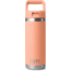 Yeti Rambler 18 oz C Straw Bottle, Lowcountry Peach, 21071505456