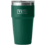 Yeti Rambler 20 oz Stackable Cup w/Magslider Lid, Black Forest Green, 21071504919
