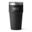 Yeti Rambler 20 oz Stackable Pint w/Magslider Lid, Black, 21071503706