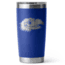Yeti Rambler 20 oz Water Bottle w/Magslider Lid, Blue/NCAA Kansas, 28100006968