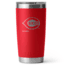 Yeti Rambler 20 oz Water Bottle w/Magslider Lid, Red/MLB Reds, 28100007057