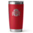 Yeti Rambler 20 oz Water Bottle w/Magslider Lid, Red/NCAA Ohio State, 28100007063