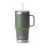 Yeti Rambler 25 oz Straw Mug, Camp Green, 25 oz, 21071502438