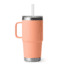 Yeti Rambler 25 oz Straw Mug, Lowcountry Peach, 21071505353