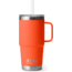 Yeti Rambler 25 oz Straw Mug, Papaya, 25 oz, 21071504860