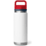 Yeti Rambler 26 oz Bottle Chug, White/Navy/Rescue Red, 26 oz, 21071505939