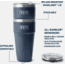 Yeti Rambler 30 oz Stackable Pint w/Magslider Lid, Navy, 21071503717