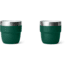 Yeti Rambler 4 oz Cup 2PK, Black Forest Green, 21071505845