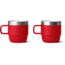 Yeti Rambler 6 oz Espresso Cup - 2 Pack, Rescue Red, 6 oz, 21071503793