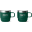 Yeti Rambler 6 oz Mug 2PK, Black Forest Green, 21071505847