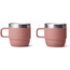 Yeti Rambler 6 oz Stackable Mug - 2 Pack, Sandstone Pink, 21071503327