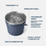 Yeti Rambler Beverage Bucket, Navy, 21071503820