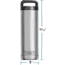 Yeti Rambler Bottle-18 oz, Stainless