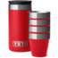 Yeti Shot Glasses And Case, Rescue Red, 21071502946