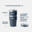 Yeti Rambler 16 oz Stackable Cup w/Magslider Lid