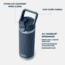 Yeti Rambler 18 oz Water Bottle w/Straw Cap