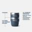 Yeti Rambler 4 oz Stackable Cups w/Durasip Ceramic Lining - 2 Pack