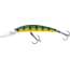 Yo-Zuri Crystal Minnow Deep Diver Walleye, Floating, 5-1/4in, 7/8oz, #2 Hook, Green Perch, R1301MPC