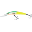 Yo-Zuri Crystal Minnow Deep Diver Walleye, Floating, Banana Peel, 5-1/4in, 7/8oz, #2 Hook, R1301BTCL