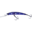 Yo-Zuri Crystal Minnow Deep Diver Walleye, Floating, Midnight, 5-1/4in, 7/8oz, #2 Hook, R1301MN