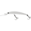 Yo-Zuri Crystal Minnow Deep Diver Walleye, Floating, White, 5-1/4in, 7/8oz, #2 Hook, R1301W