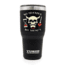 Yukon Outfitters 30oz Tumbler, Black with No Quarter Pirate print, MGYT30BLKNQ