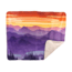 Yukon Outfitters Sherpa Lined Lodge Blanket, 50x 60in, Smoky Sunset, MGYSB8034