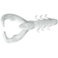 Yum Christie Craw Swim Bait, 8 Pack, 3.5in, White, YCW327