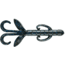Yum Christie Critter Swim Bait, 8 Pack, 4.5in, Black Blue Flake, YCR421