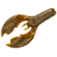 Yum Craw Chunk Bait, 8 Pack, 2.75in, Green Pumpkin, YCCK208