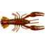 Yum Ned Craw Bait, 2in, Brwn Orange Flk, YNC2361