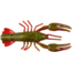 Yum Ned Craw Bait, 2in, Green Pumpkn/Red, YNC2357