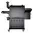 Z Grills 1000E 8-in-1 Wood Pellet Grill, BBQ &amp; Smoker, Black/Silver, 54x25x53in, ZPG-1000E