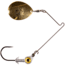 Z-man Bullzeye Spinnerbait Size 4.5 Blade, Gold, 1/8 oz, BEL18-01