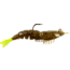 Z-Man Elaztech Ez Shrimpz Rigged 3.5in Rootbeer/Chartreuse Tail 2 Pack, EZSR-240PK2