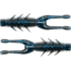 Z-man Elaztech TRD Hogz Creature Bait, 6, 3in, Black-Blue, THOGZ-02PK6