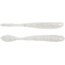 Z-man Elaztech Trick Shotz Drop Shot Soft Bait, 6, 3.5in, White Lightning, TS35-346PK6