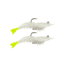 Z-man EZ SHRIMPZ RIGGED3.5 GLOW/CHART TAIL2PK EZSR-70PK2