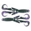 Z-man Gremlin Soft Bait Lure, Junebug, 4.5in, GR45-42PK4