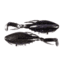 Z-man Kicker Crabz Soft Baits, 3 pack, 3.5 in, Purple Demon, KC35-329PK3