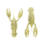 Z-man TRD Crawz Creature Bait, 6, 2.5in, Greasy Prawn, TRDCR-243PK6