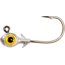 Z-man Trout Eye Finesse Jigheads, Gold, 3/16oz, 3 per Pack, TEFH316-04PK3