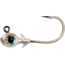 Z-man Trout Eye Finesse Jigheads, Pearl, 3/16oz, 3 per Pack, TEFH316-02PK3